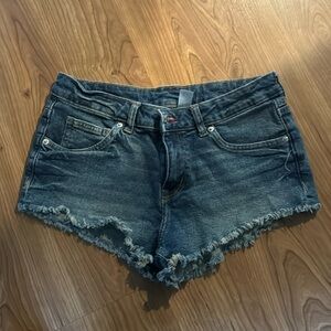 Denim shorts